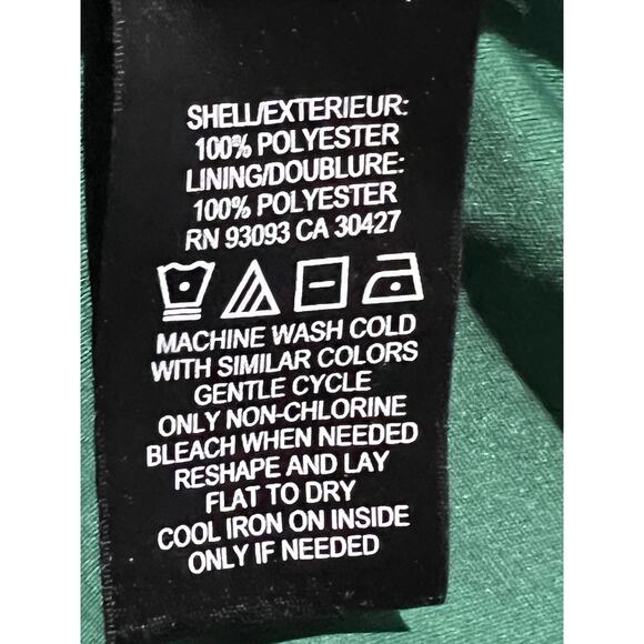 NIC+ZOE Asymmetrical Layered Dress Large Petite Green White Preppy Boho Chic - Picture 5 of 10